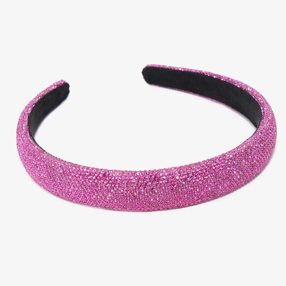Pink Rhinestone Headband Hair Accessory For‎ Women - Picture 2 of 3